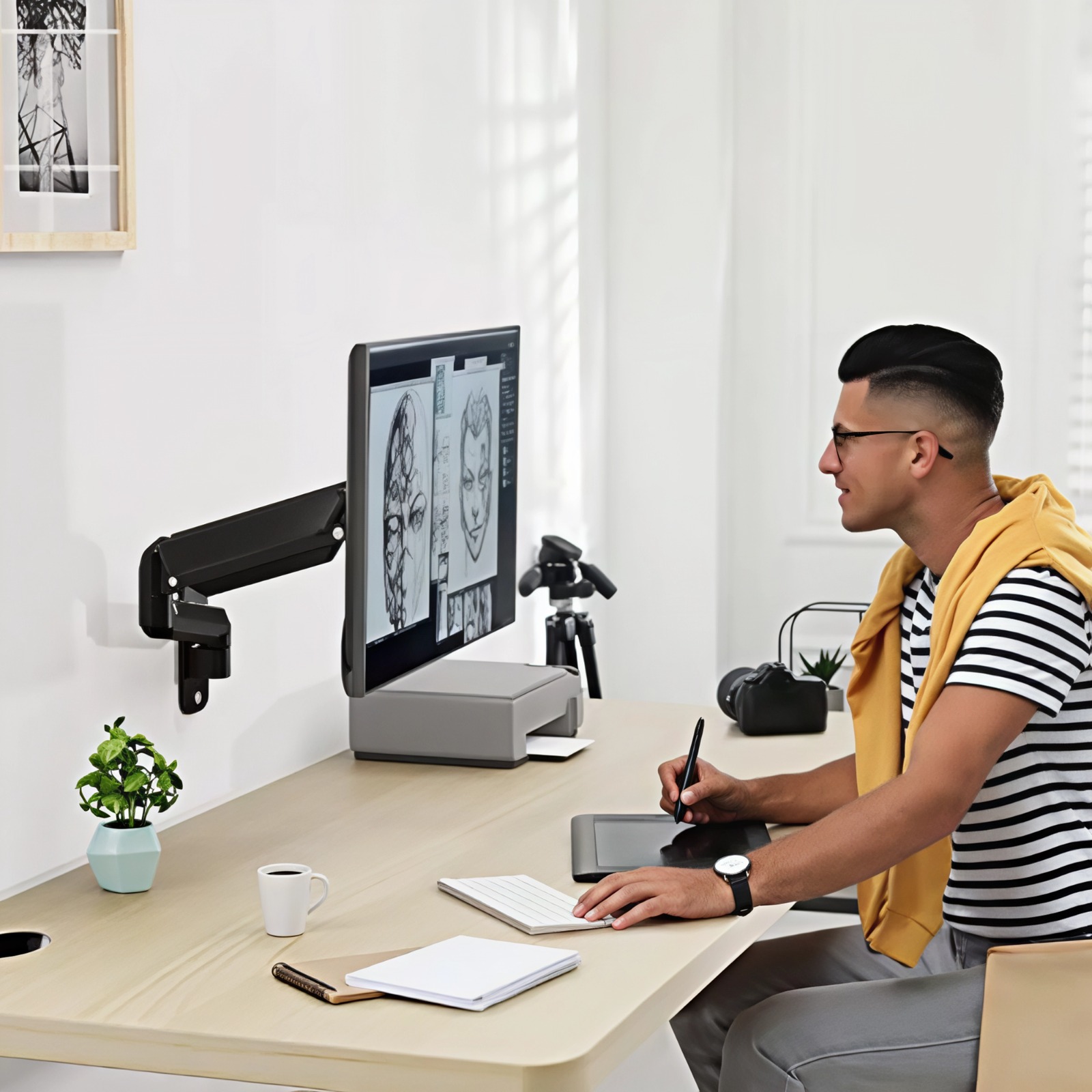 Soporte Rack para monitor OXIMUS P109B - Imagen 4